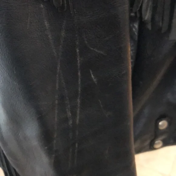 Ladies fringed leather jacket circa 1987 - Picture 9 of 13